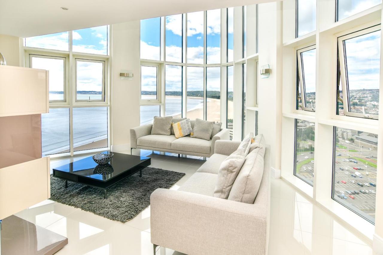 Just Stay Wales - Meridian Quay Penthouses Swansea Exteriör bild